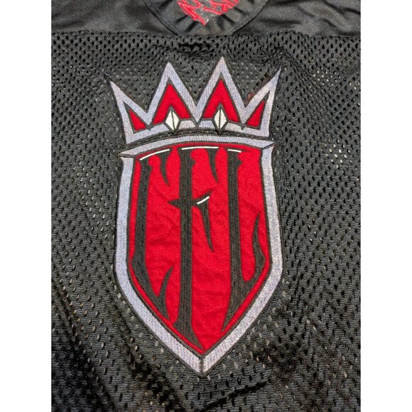 Vintage West Coast Choppers Jesse James CFL Football Jersey Majestic Black Large - Picture 5 of 12